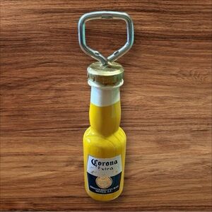 Classic Mexican Corona Extra Beer Wooden Bottle Opener